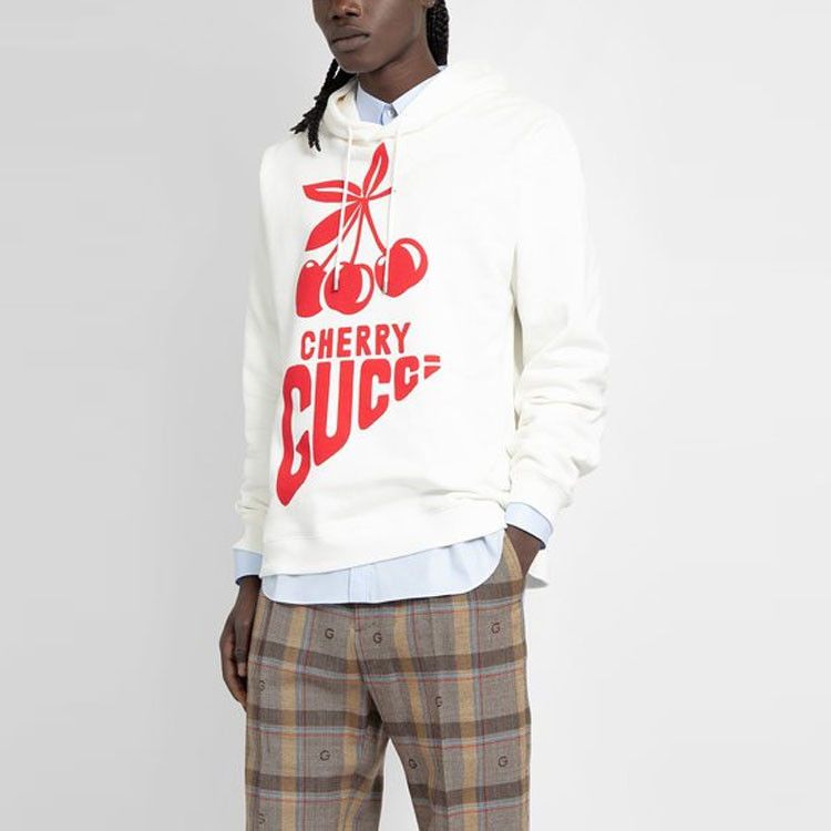 Gucci Gucci x Disney Cherry Hoodie White Size S Size US S / EU 44-46 / 1 - 8 Thumbnail