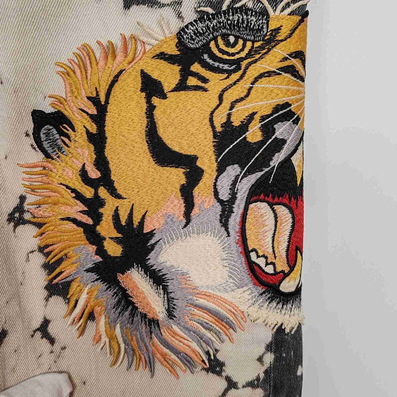 Gucci Gucci Tiger Flower Jeans Size 24 Size 24" / US 00 / IT 34 - 5 Thumbnail
