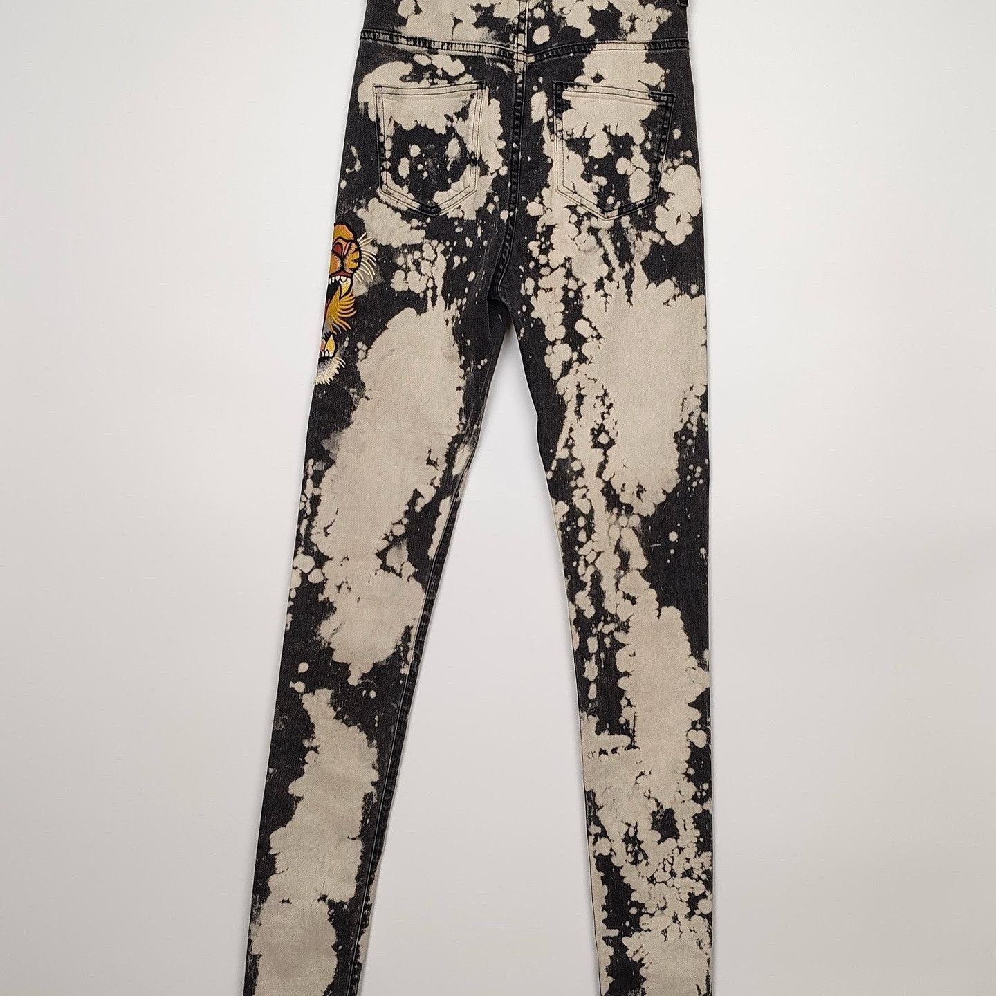 Gucci Gucci Tiger Flower Jeans Size 24 Size 24" / US 00 / IT 34 - 2 Thumbnail