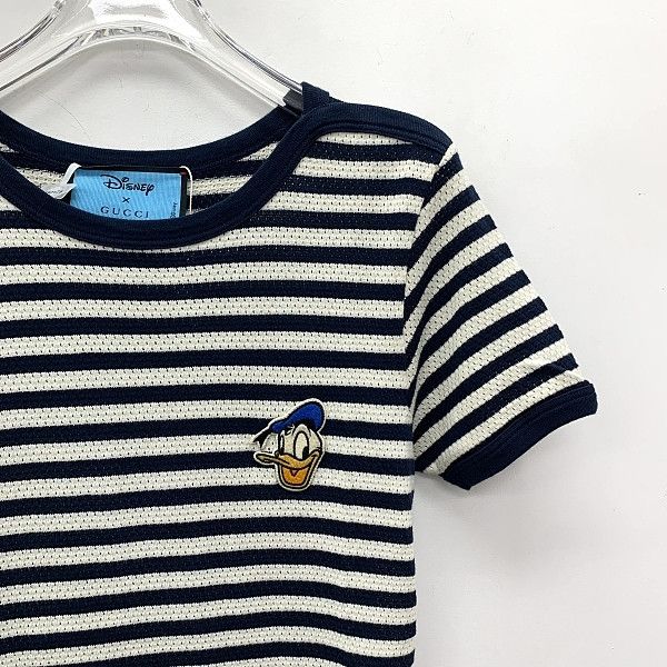 Gucci Gucci x Disney Donald Duck Striped T-Shirt Size S Size US S / EU 44-46 / 1 - 5 Thumbnail