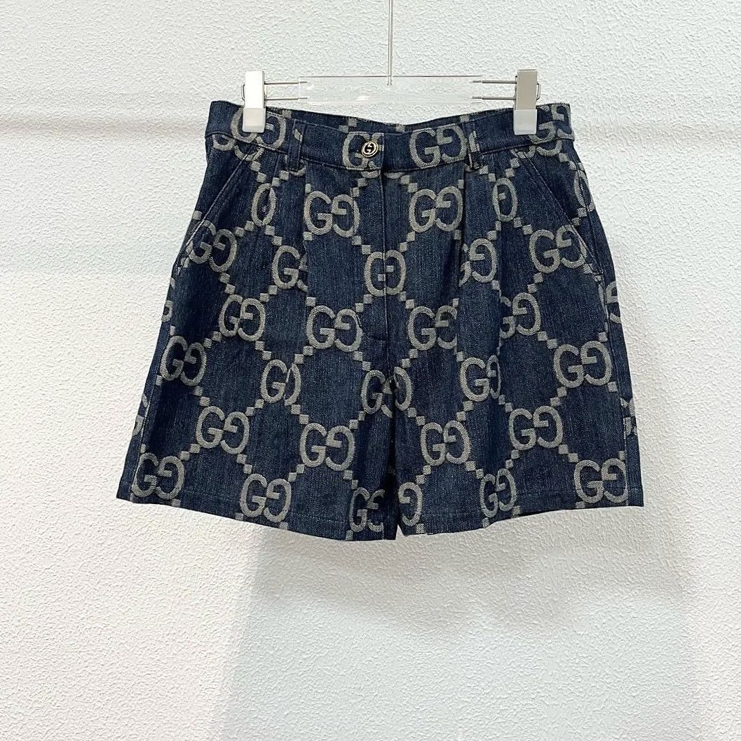 Gucci Gucci GG Logo Denim Shorts Size 44 Size 30" / US 8 / IT 44 - 7 Thumbnail