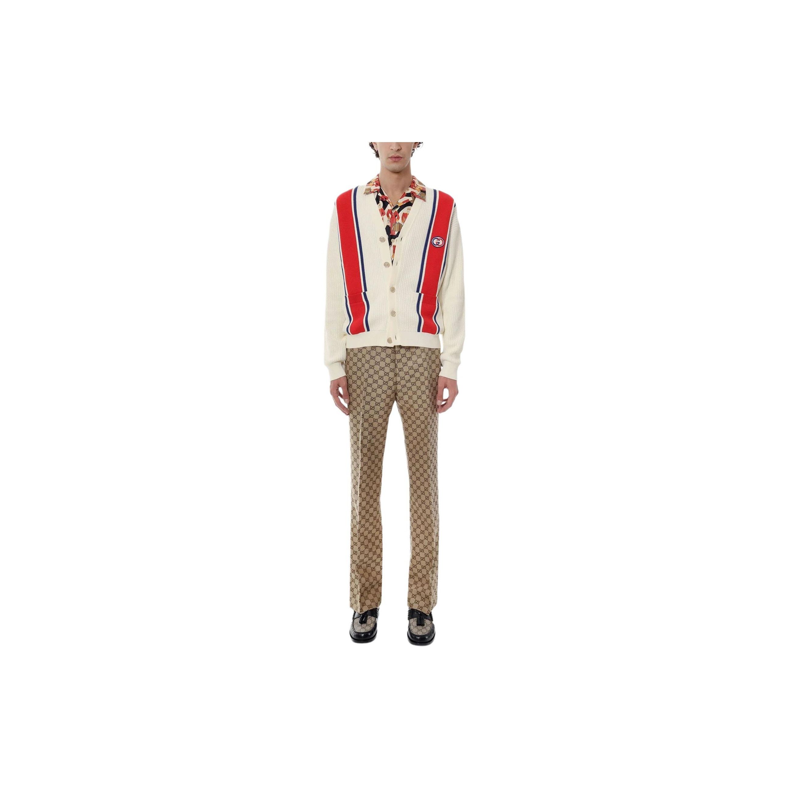 Gucci Gucci Striped Double G Cardigan Size S Size US S / EU 44-46 / 1 - 10 Thumbnail