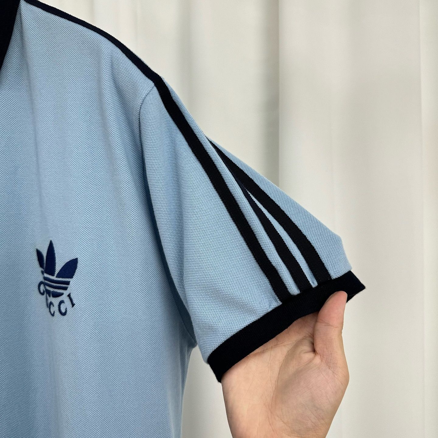 Gucci Gucci x Adidas Trefoil Logo Polo Shirt XXL Size US XXL / EU 58 / 5 - 6 Thumbnail