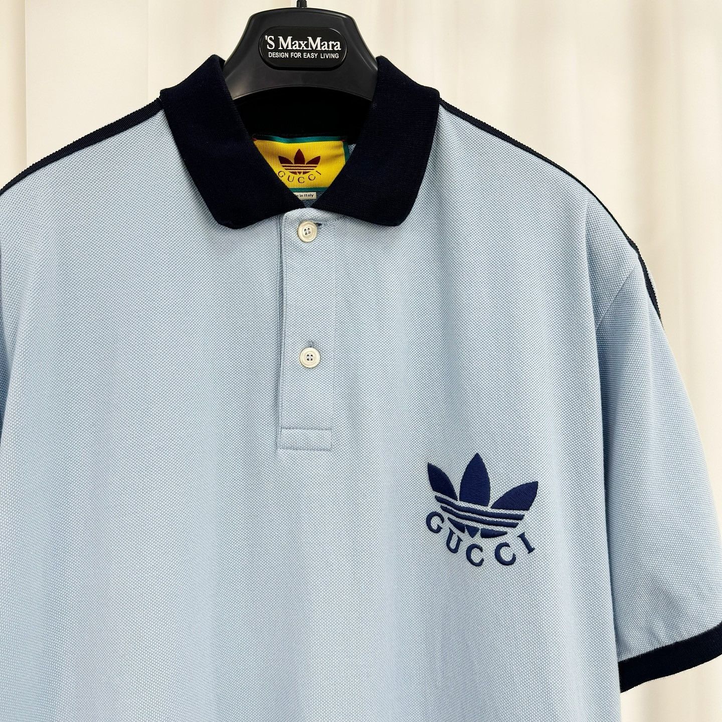 Gucci Gucci x Adidas Trefoil Logo Polo Shirt XXL Size US XXL / EU 58 / 5 - 5 Thumbnail