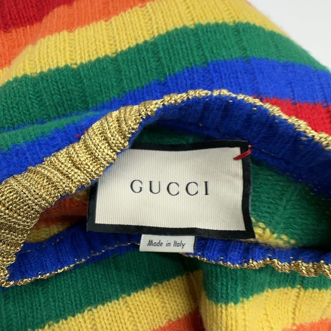 Gucci Gucci Striped Teddy Bear Sweater Size S Size US S / EU 44-46 / 1 - 3 Thumbnail
