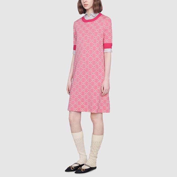 Gucci Gucci GG Monogram Knit Dress Size M Size M / US 6-8 / IT 42-44 - 10 Thumbnail