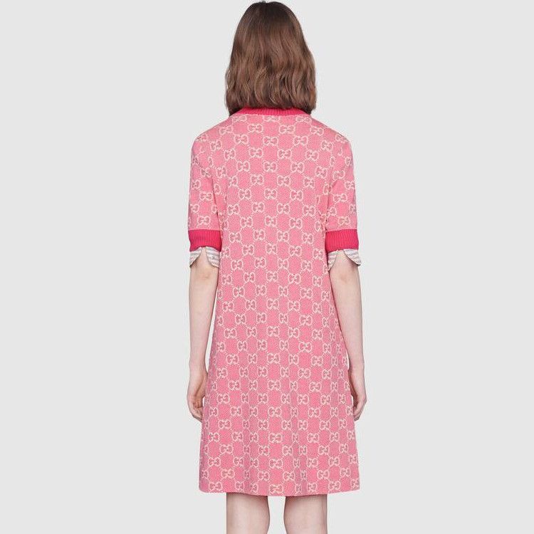 Gucci Gucci GG Monogram Knit Dress Size M Size M / US 6-8 / IT 42-44 - 8 Thumbnail
