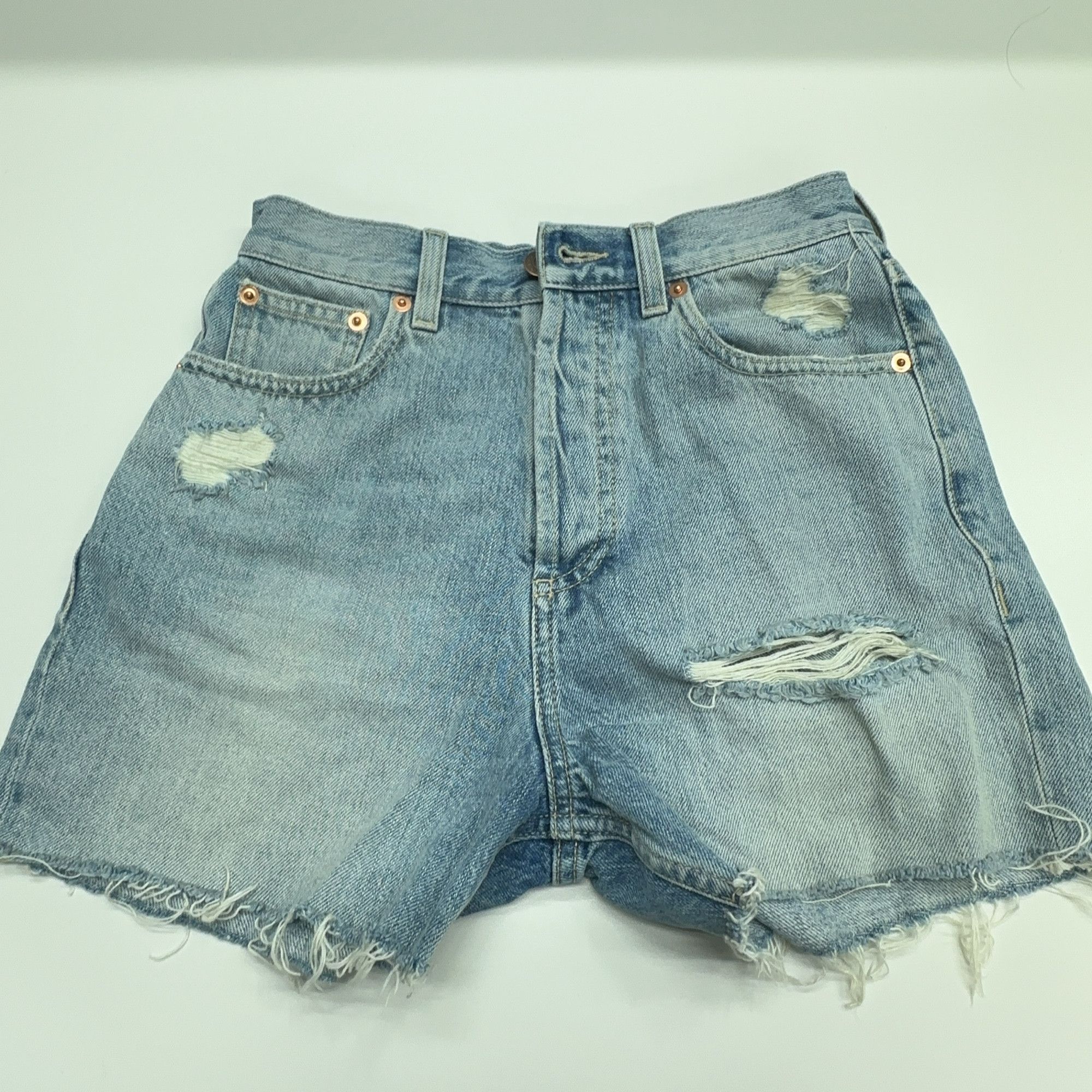 Gucci Gucci Cat Embroidery Denim Shorts Size 23 Size 23" - 7 Thumbnail