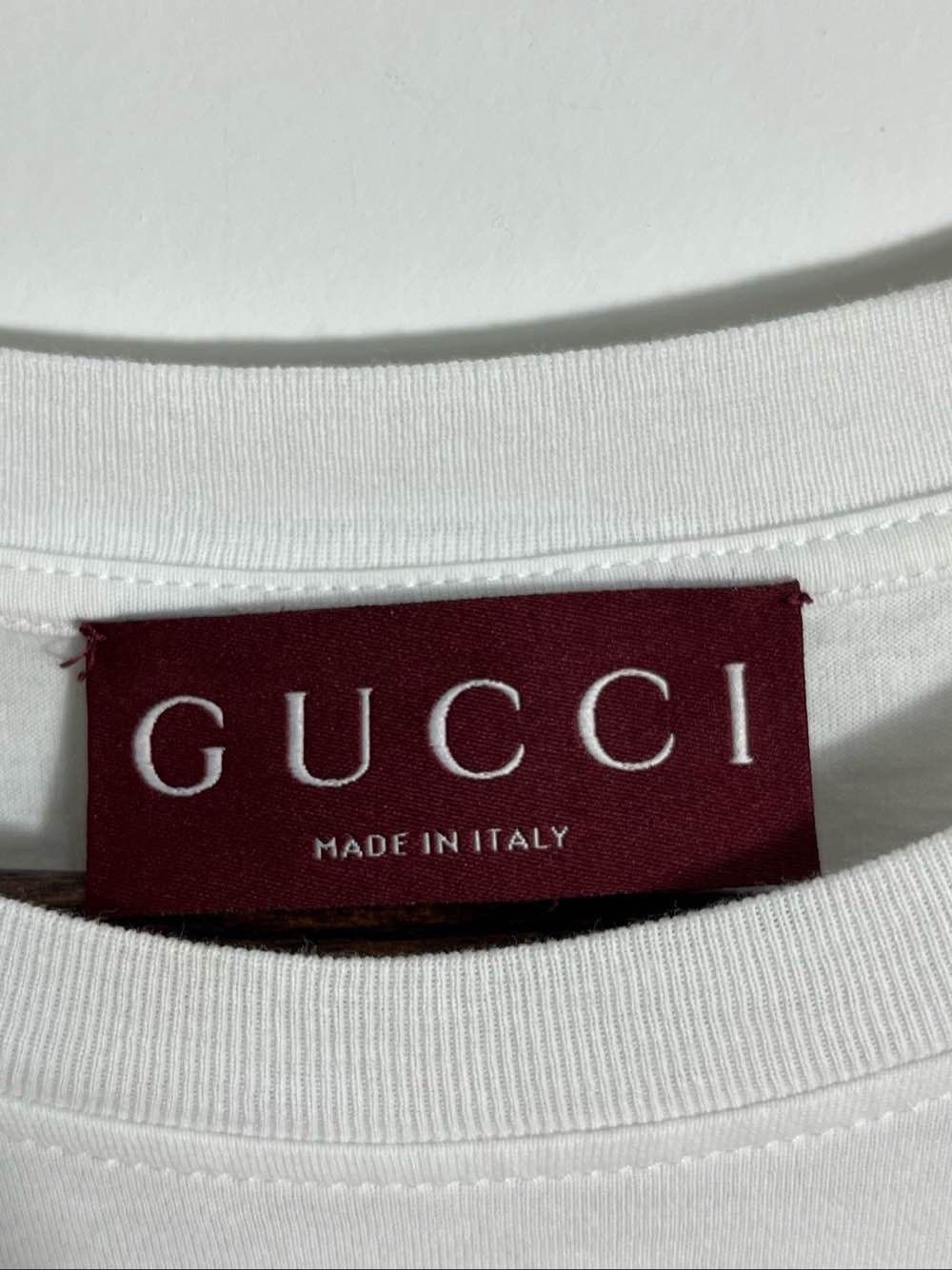 Gucci Gucci Logo Print T-Shirt Size L Size L / US 10 / IT 46 - 3 Thumbnail