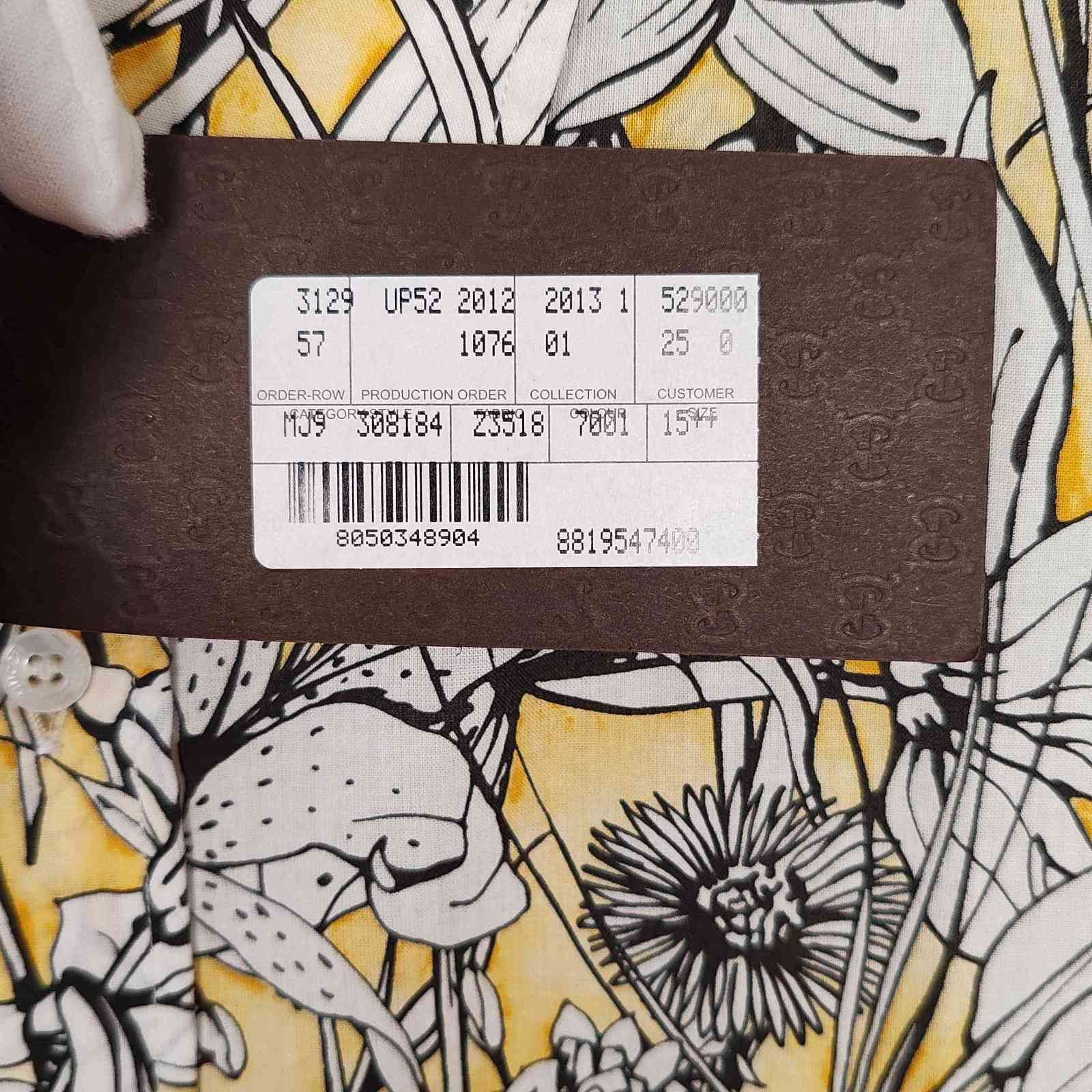 Gucci Gucci Floral Print Button Up Shirt Size M Size US M / EU 48-50 / 2 - 7 Thumbnail