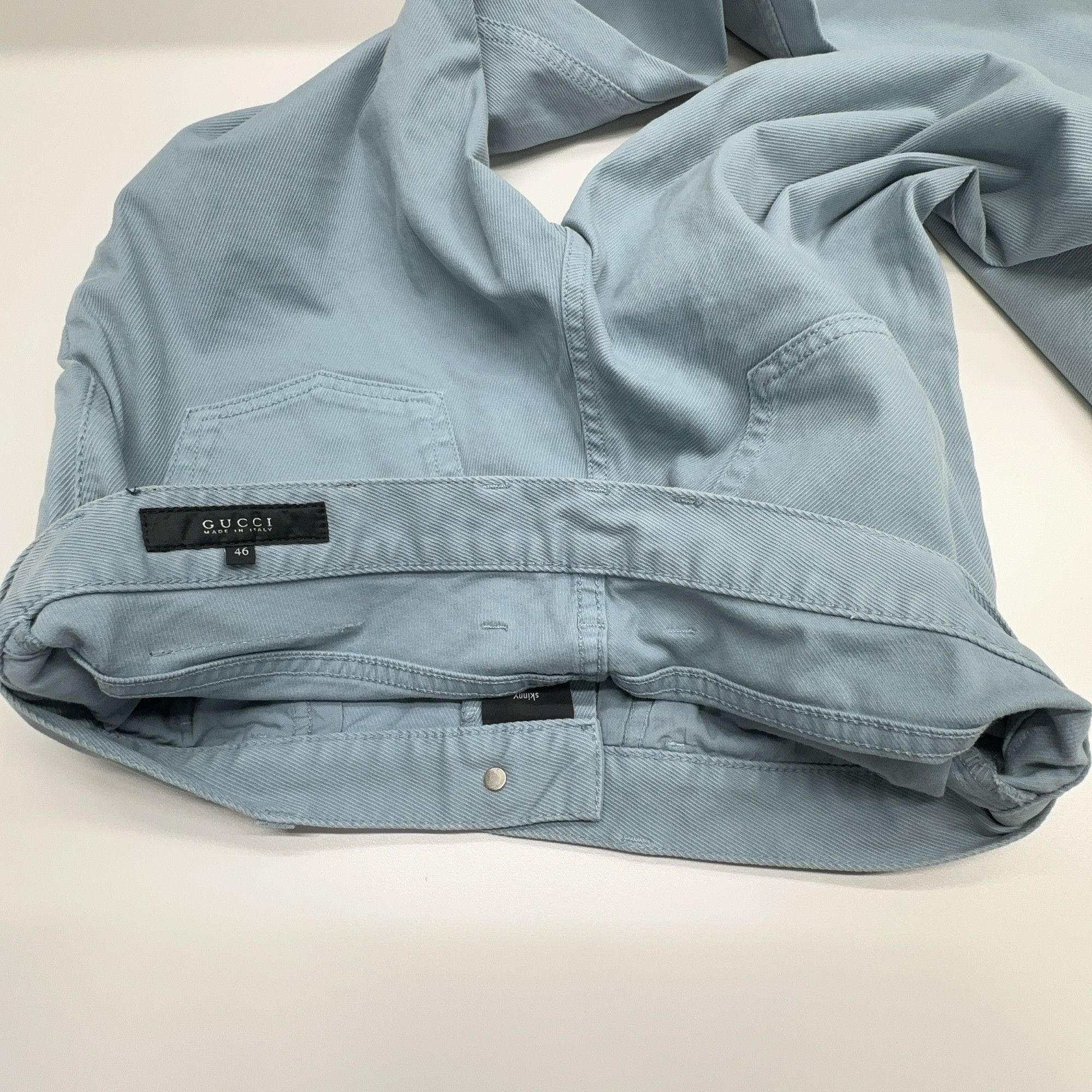 Gucci Gucci Cotton Jeans Blue Size 30 Size US 30 / EU 46 - 6 Thumbnail