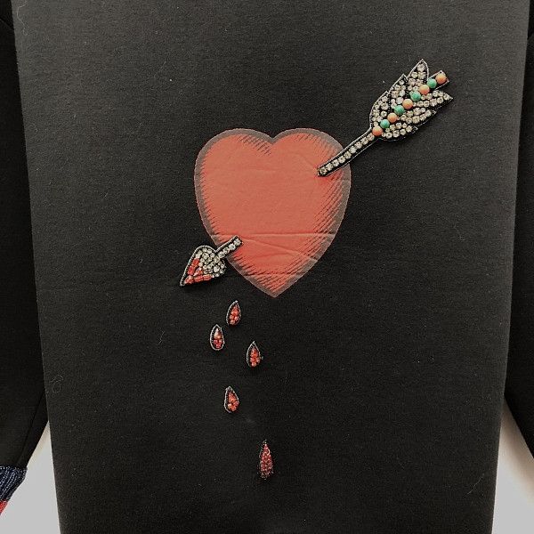 Gucci Gucci Heart Arrow Sweatshirt Size XXS Size US XXS / EU 40 - 7 Thumbnail