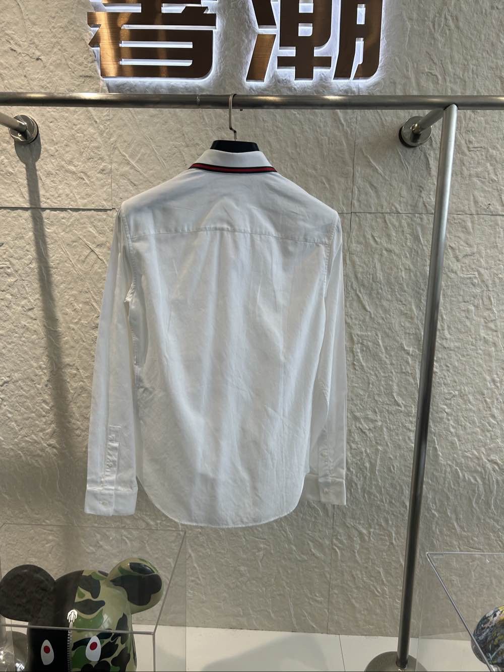 Gucci Gucci Web Stripe Cotton Shirt Size S Size US S / EU 44-46 / 1 - 2 Thumbnail