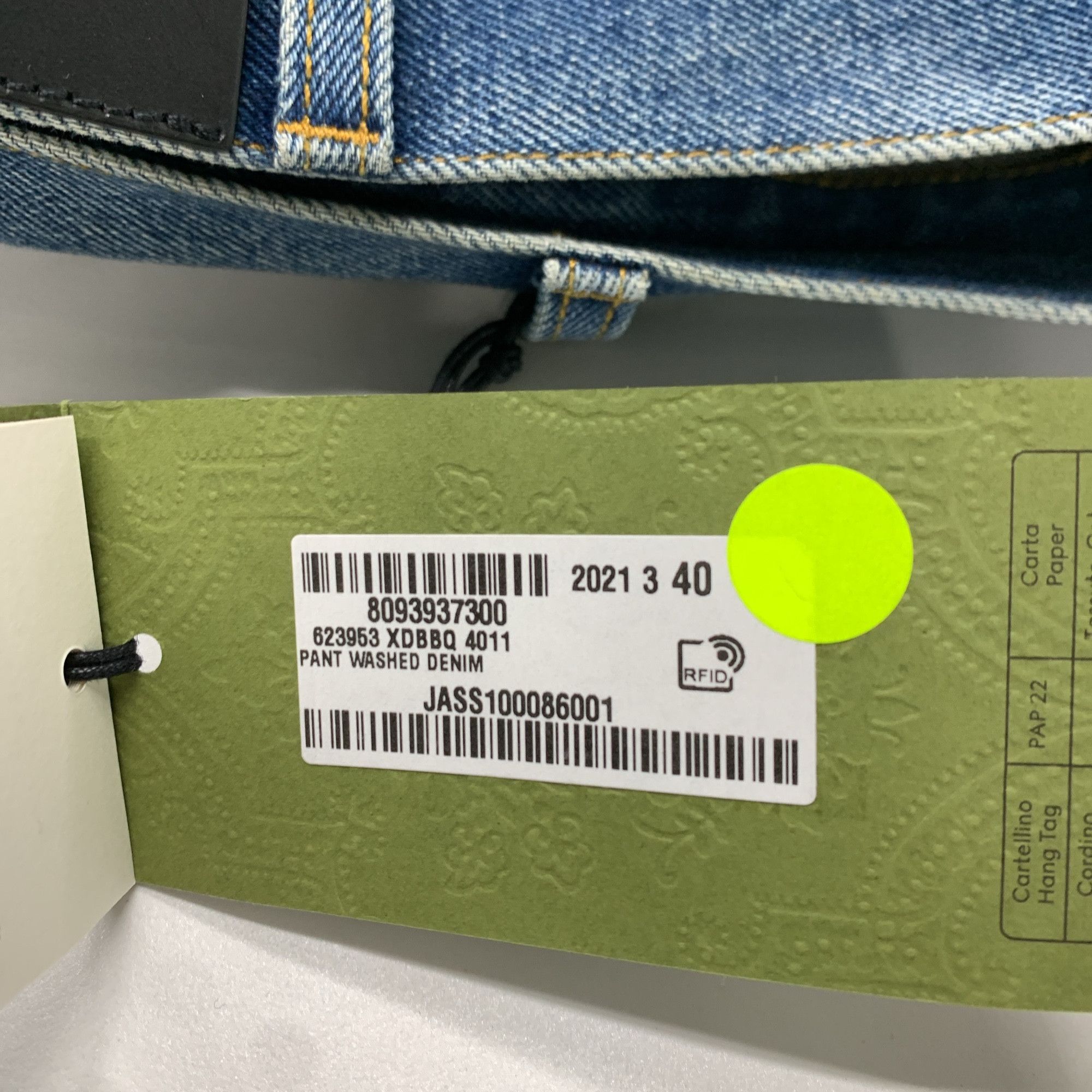 Gucci Gucci Washed Denim Jeans Size 26 Size US 40 / EU 56 - 6 Thumbnail