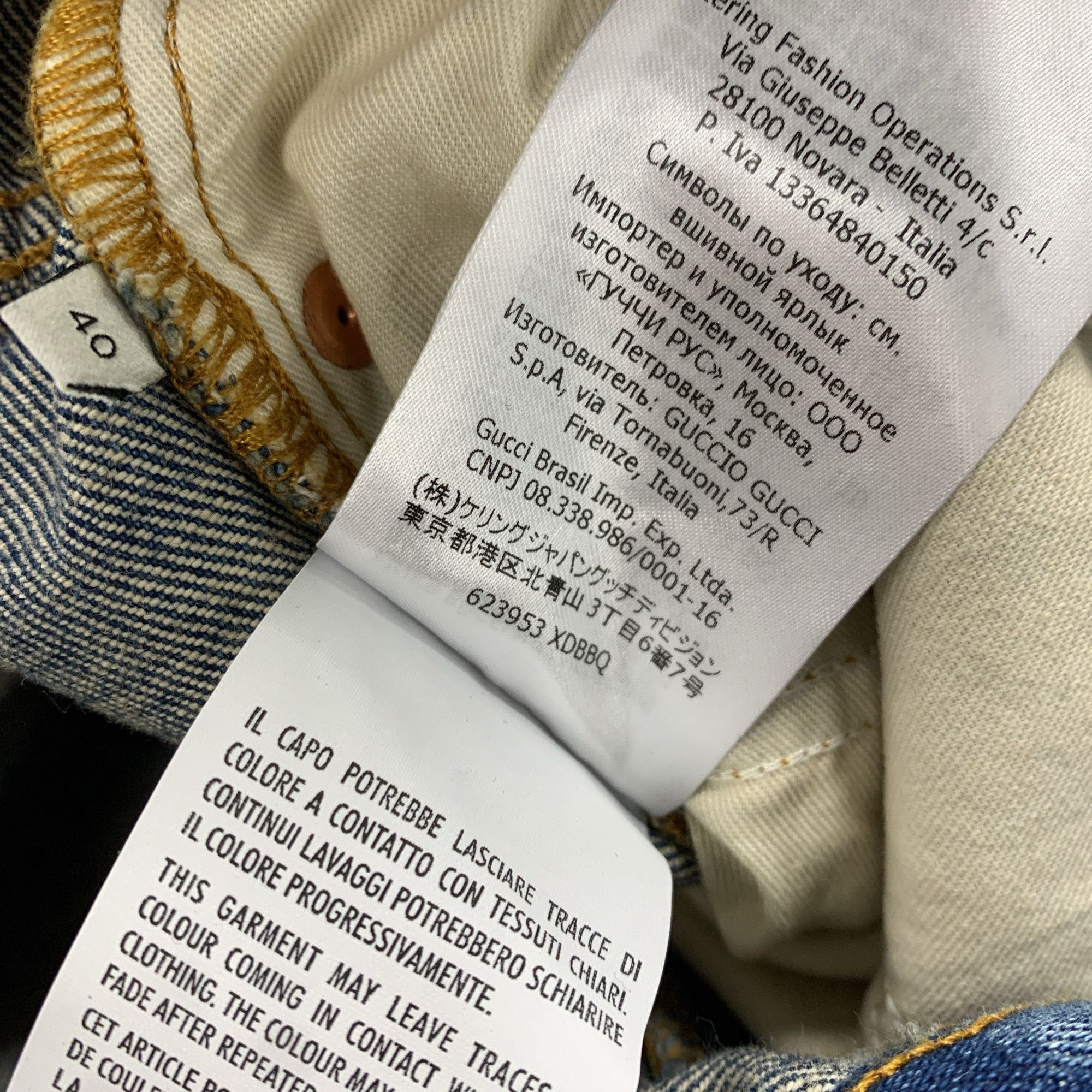 Gucci Gucci Washed Denim Jeans Size 26 Size US 40 / EU 56 - 4 Thumbnail
