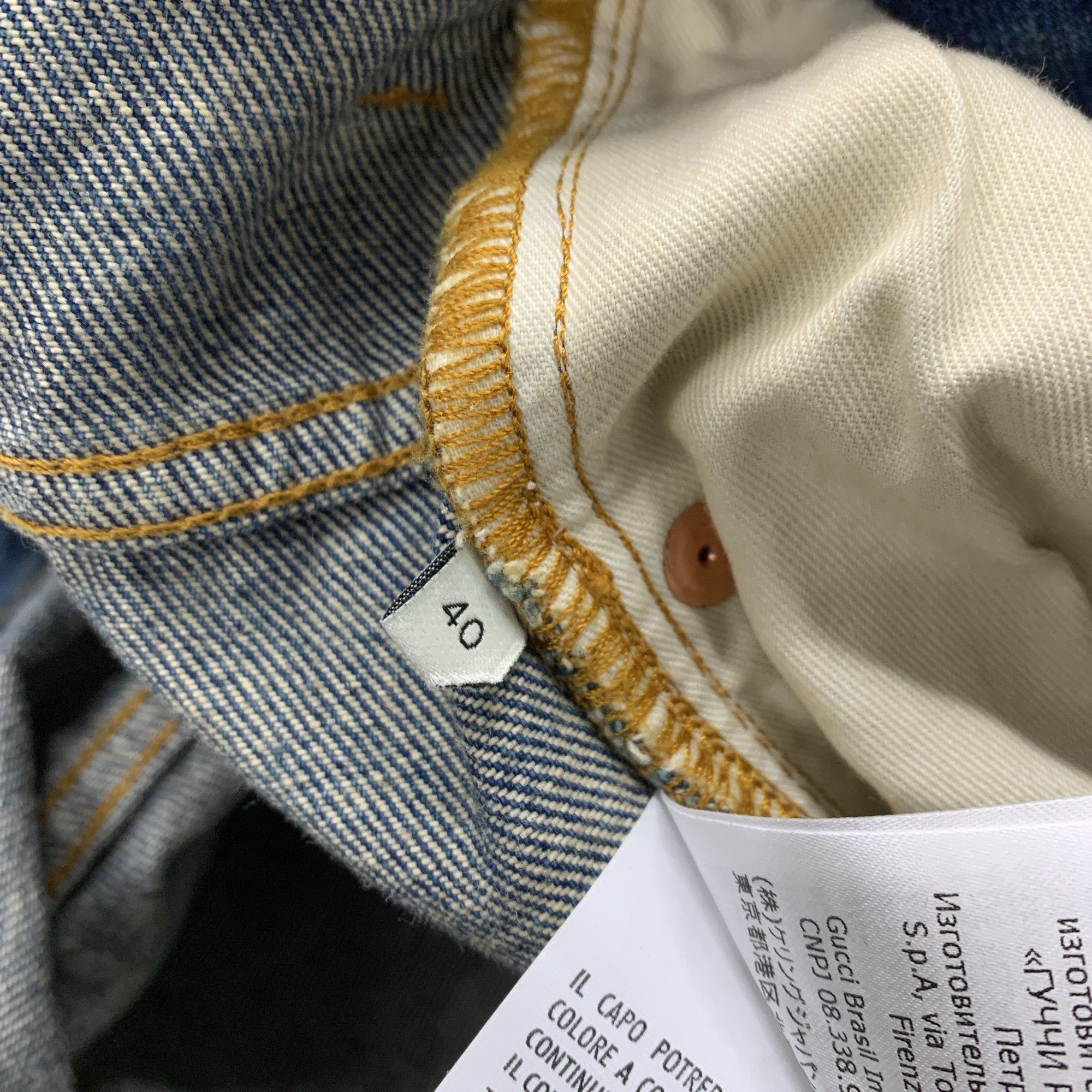 Gucci Gucci Washed Denim Jeans Size 26 Size US 40 / EU 56 - 3 Thumbnail