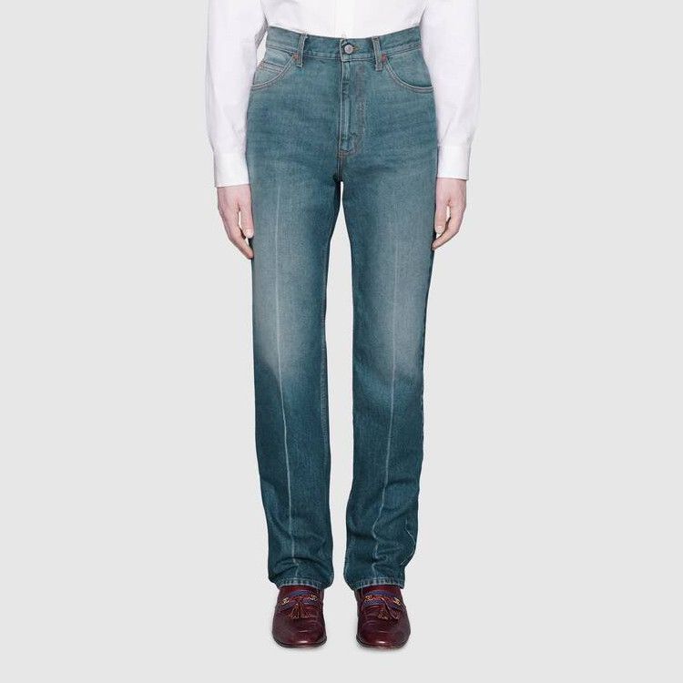 Gucci Gucci Washed Denim Jeans Size 26 Size US 40 / EU 56 - 9 Thumbnail