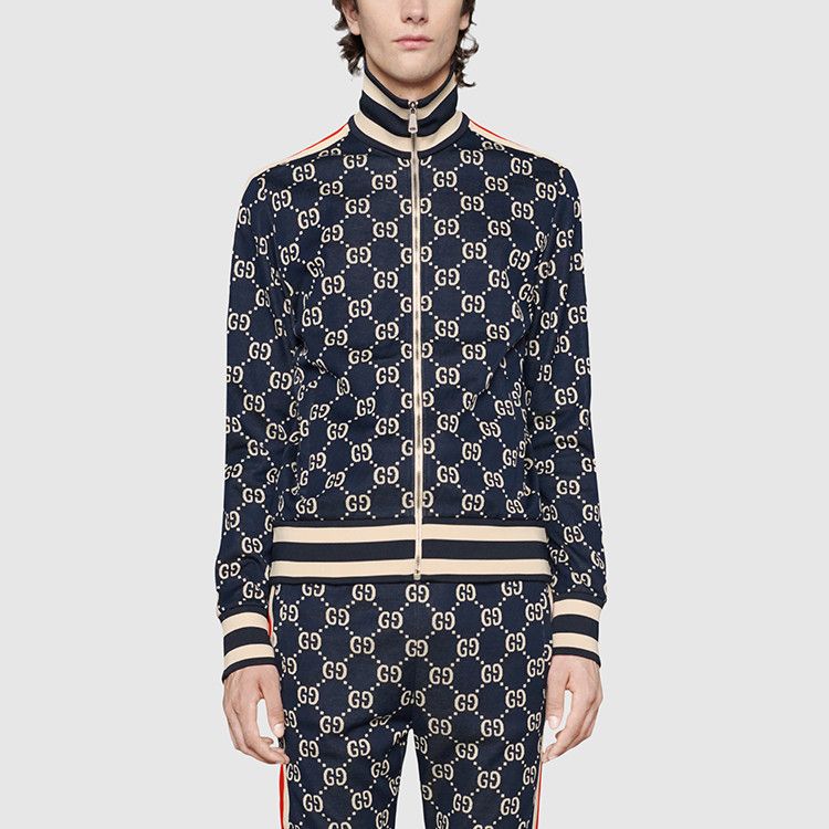 Gucci Gucci GG Jacquard Zip Jacket Size M Size US M / EU 48-50 / 2 - 8 Thumbnail