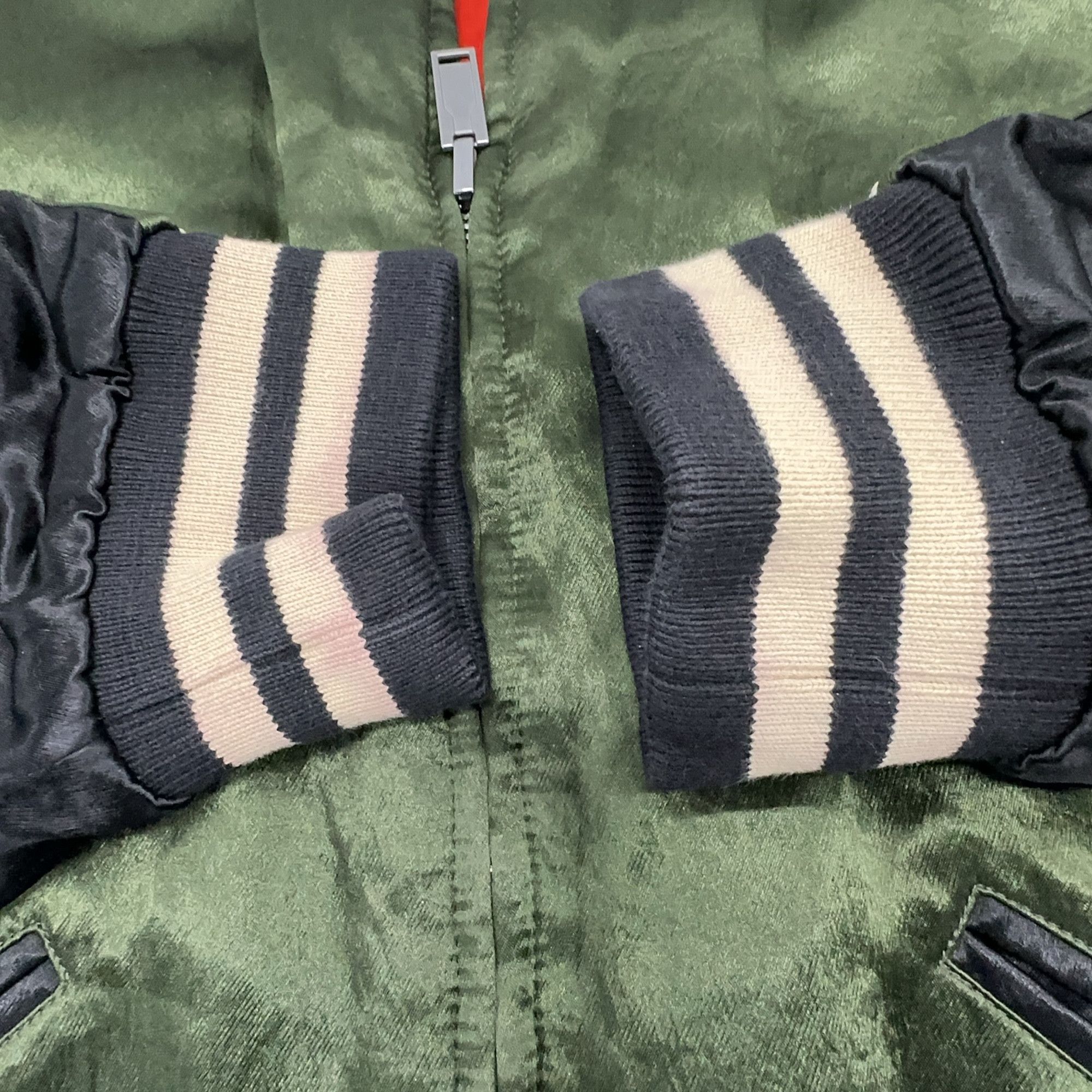 Gucci Gucci Stripe Logo Bomber Jacket Size 50 Size US M / EU 48-50 / 2 - 9 Thumbnail