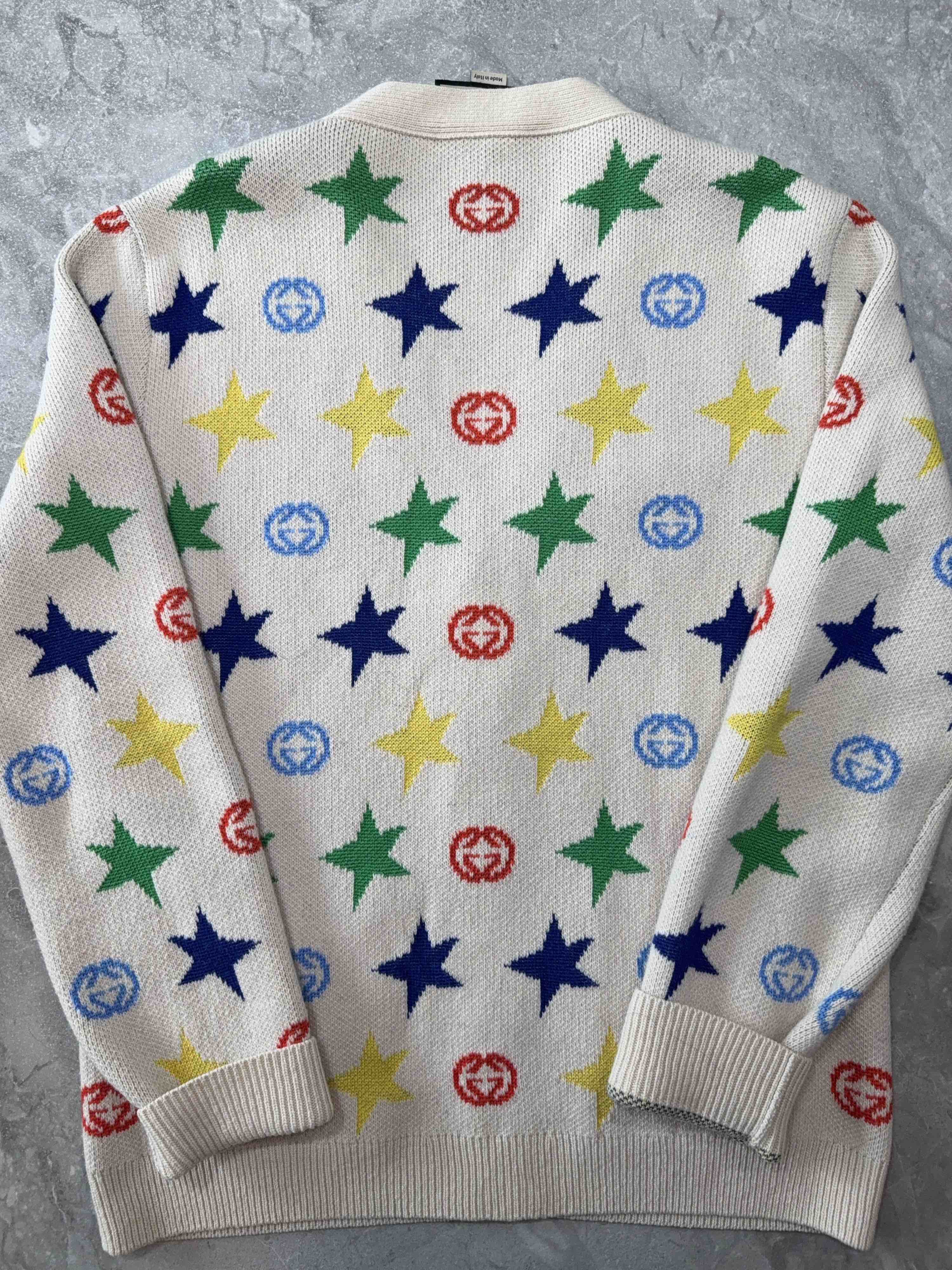 Gucci Gucci Star Interlocking G Cardigan Size S Size US S / EU 44-46 / 1 - 2 Thumbnail