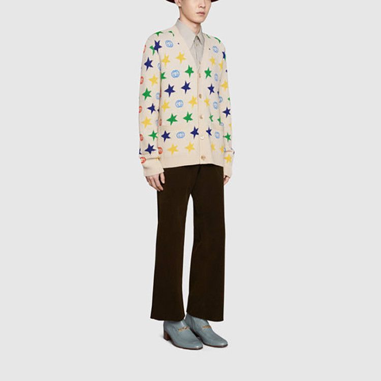 Gucci Gucci Star Interlocking G Cardigan Size S Size US S / EU 44-46 / 1 - 7 Thumbnail