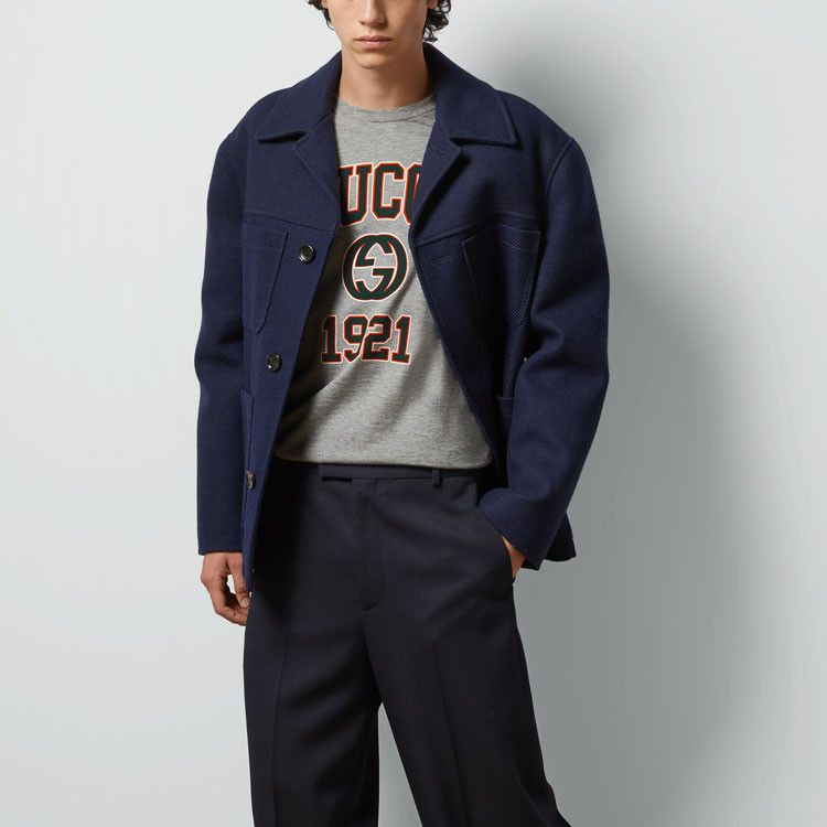 Gucci Gucci Logo 1921 Graphic T-Shirt Size M Size US M / EU 48-50 / 2 - 8 Thumbnail