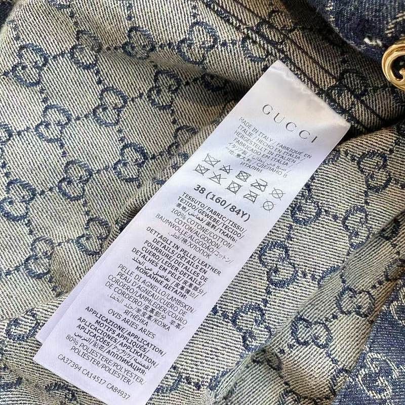 Gucci Gucci GG Monogram Denim Jacket Size 38 Size XS / US 0-2 / IT 36-38 - 4 Thumbnail