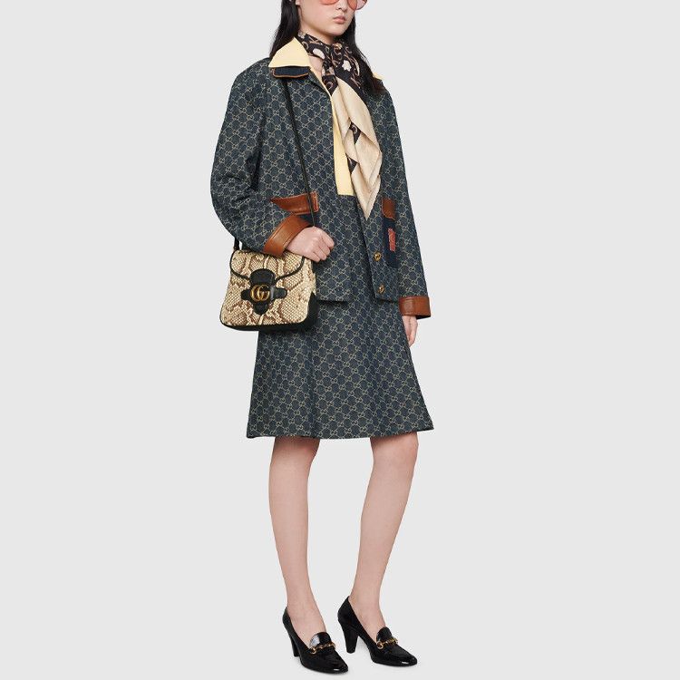 Gucci Gucci GG Monogram Denim Jacket Size 38 Size XS / US 0-2 / IT 36-38 - 9 Thumbnail