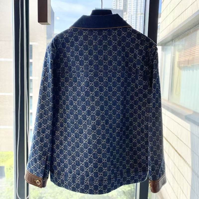 Gucci Gucci GG Monogram Denim Jacket Size 38 Size XS / US 0-2 / IT 36-38 - 2 Thumbnail