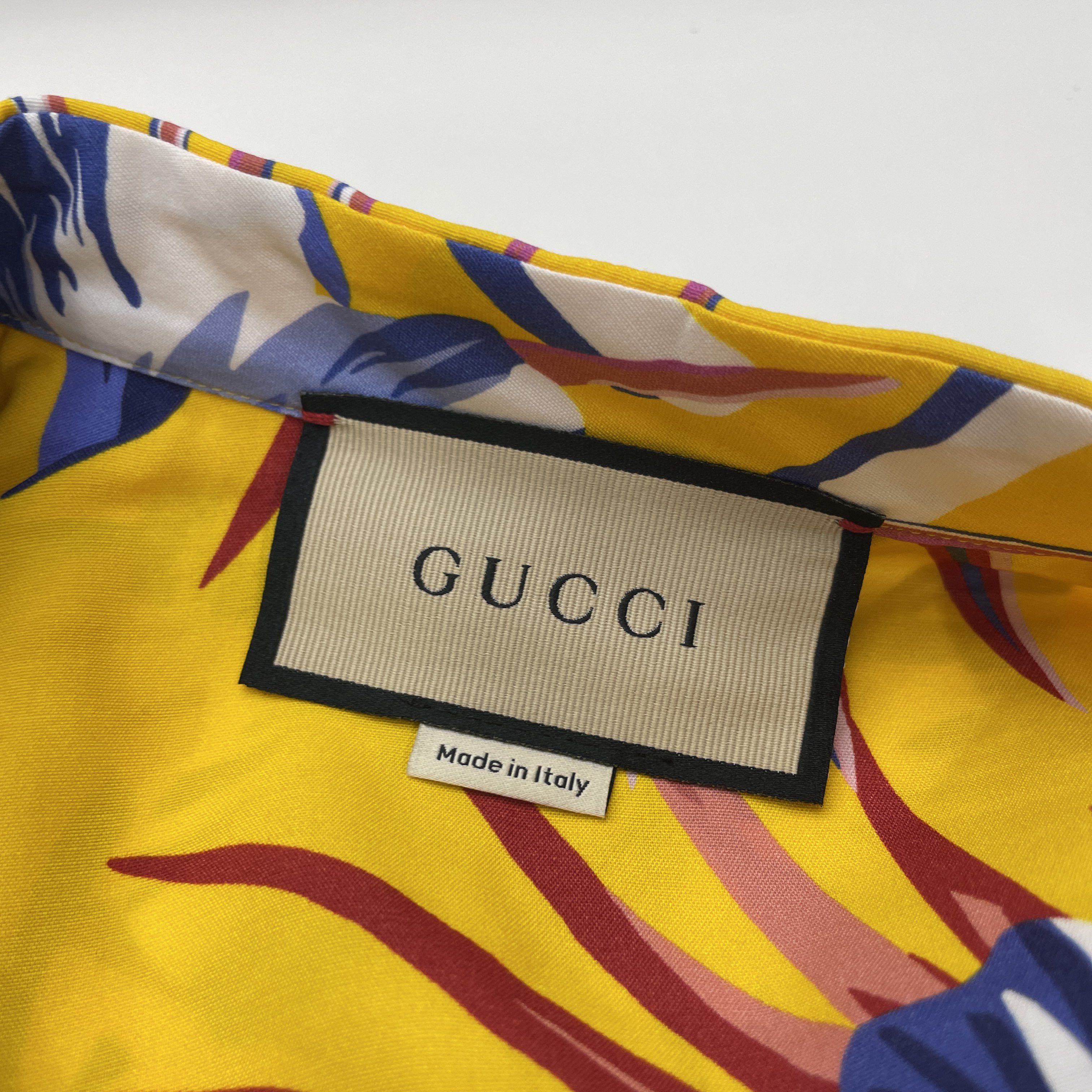 Gucci Gucci Floral Print Button Up Shirt Size 40 Size S / US 4 / IT 40 - 3 Thumbnail
