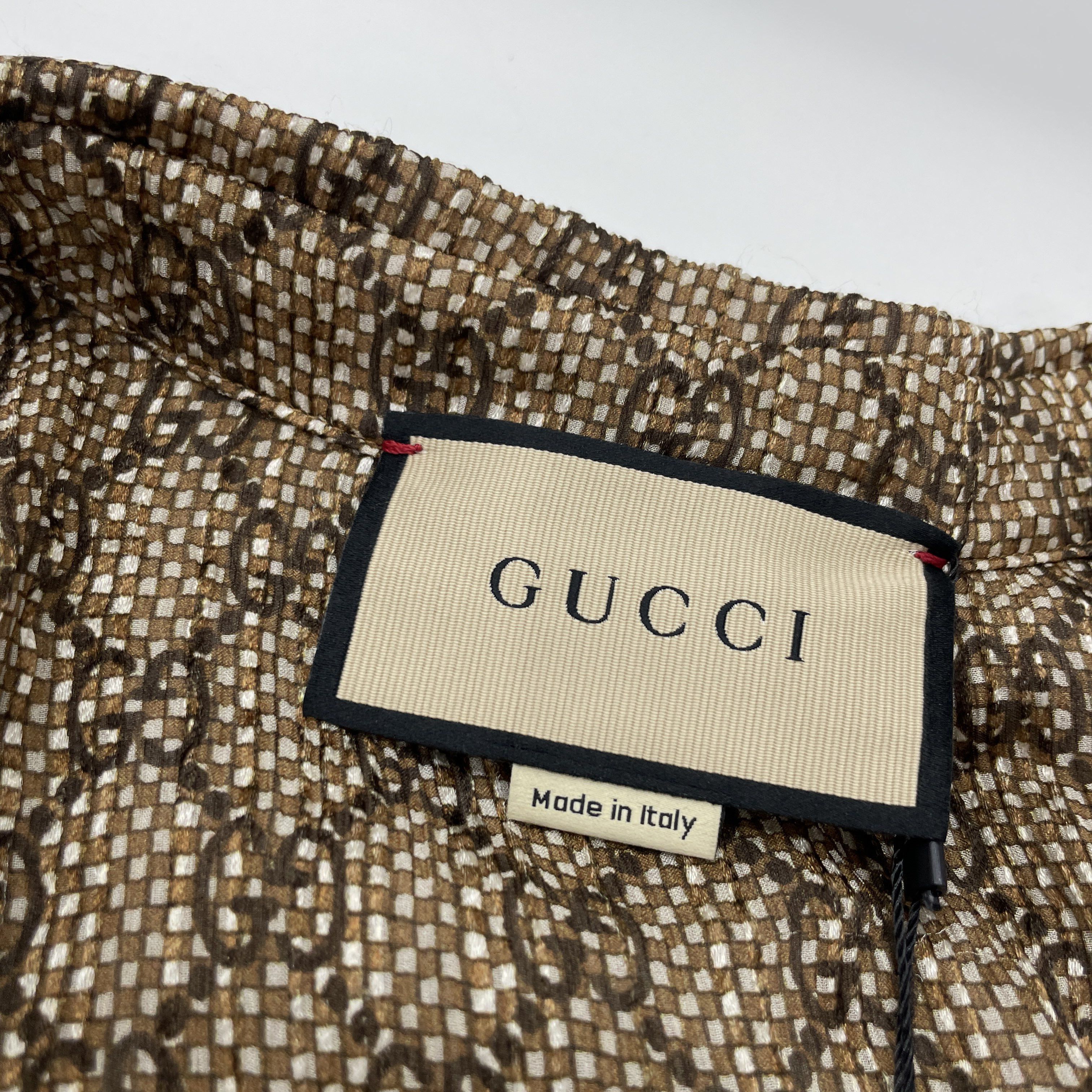 Gucci Gucci Monogram Long Sleeve Button Up Shirt Size 38 Size XS / US 0-2 / IT 36-38 - 3 Thumbnail