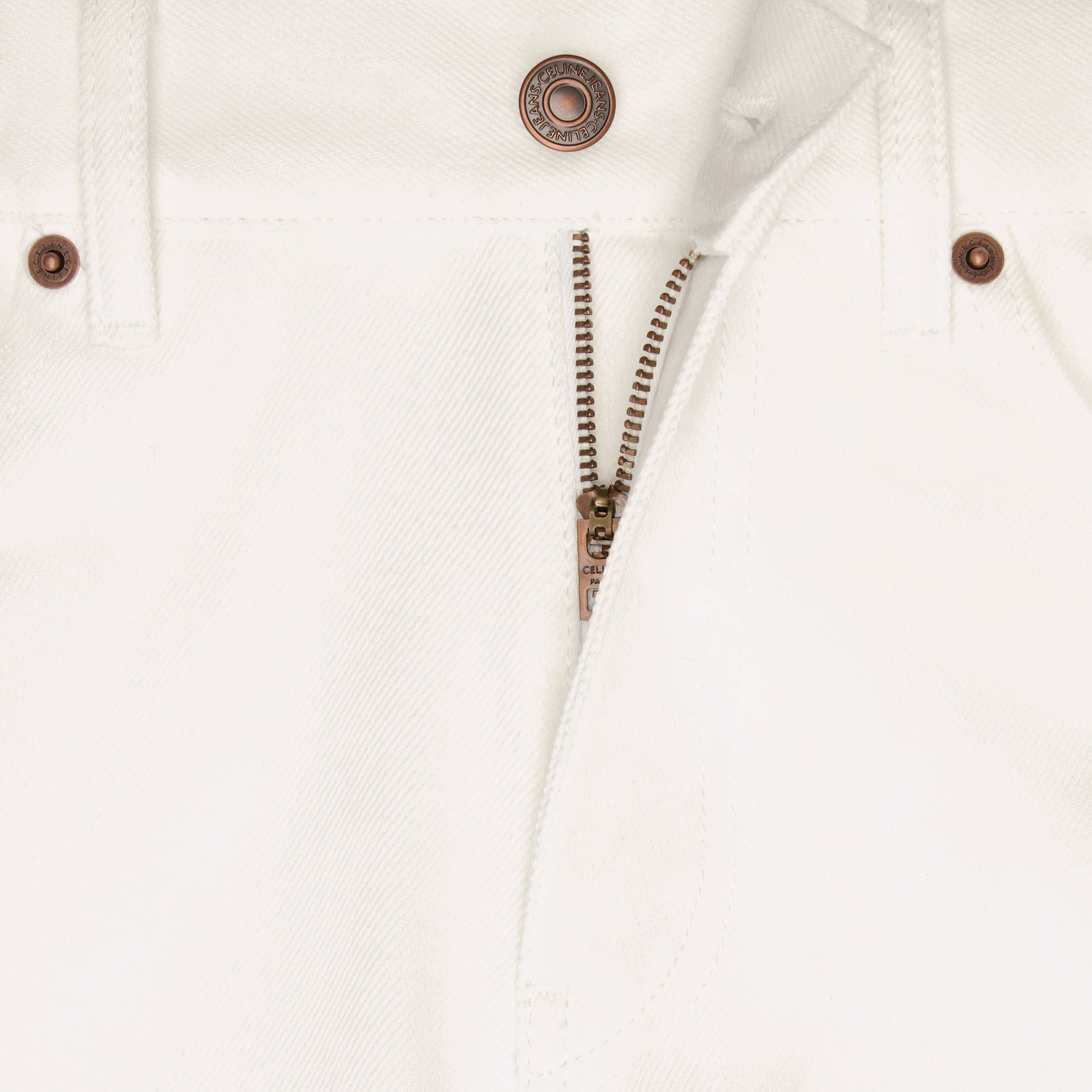Celine MARCO jeans in optic white wash denim Size 29" - 4 Thumbnail