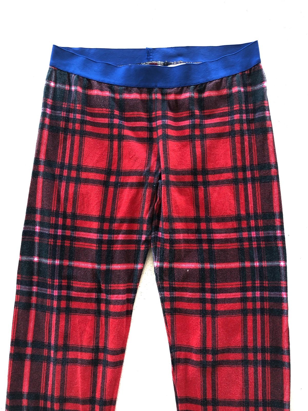 Yohji Yamamoto Yohji Yamamoto Red Checked Plaid Stretch Pants Size US 28 / EU 44 - 3 Thumbnail