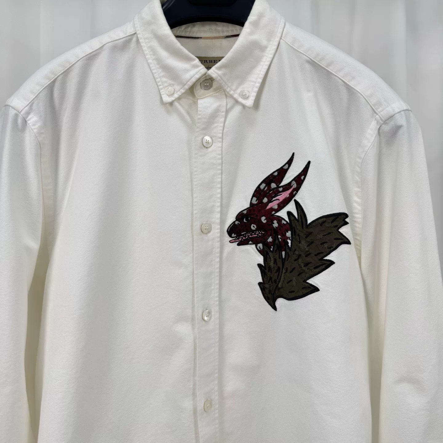 Burberry Burberry Embroidered Monster Long Sleeve Shirt Size US M / EU 48-50 / 2 - 3 Thumbnail
