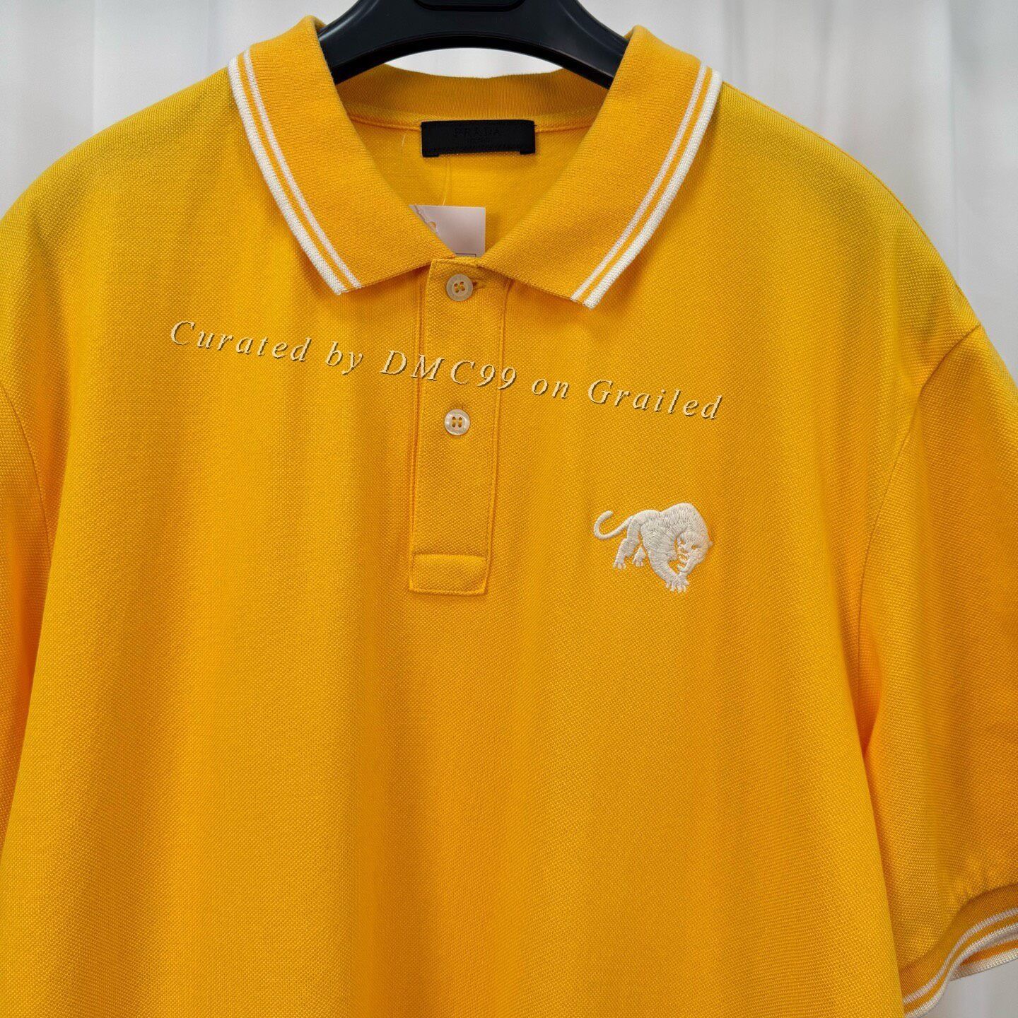 Prada Prada Embroidered Leopard Polo Short Sleeve Size US M / EU 48-50 / 2 - 3 Thumbnail