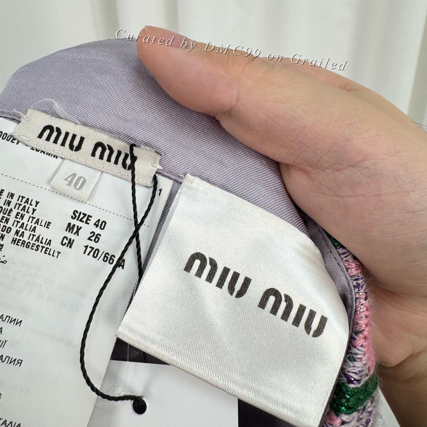 Miu Miu Miu Miu Wool Knitted Skirt Size 40" / US 18 - 5 Thumbnail