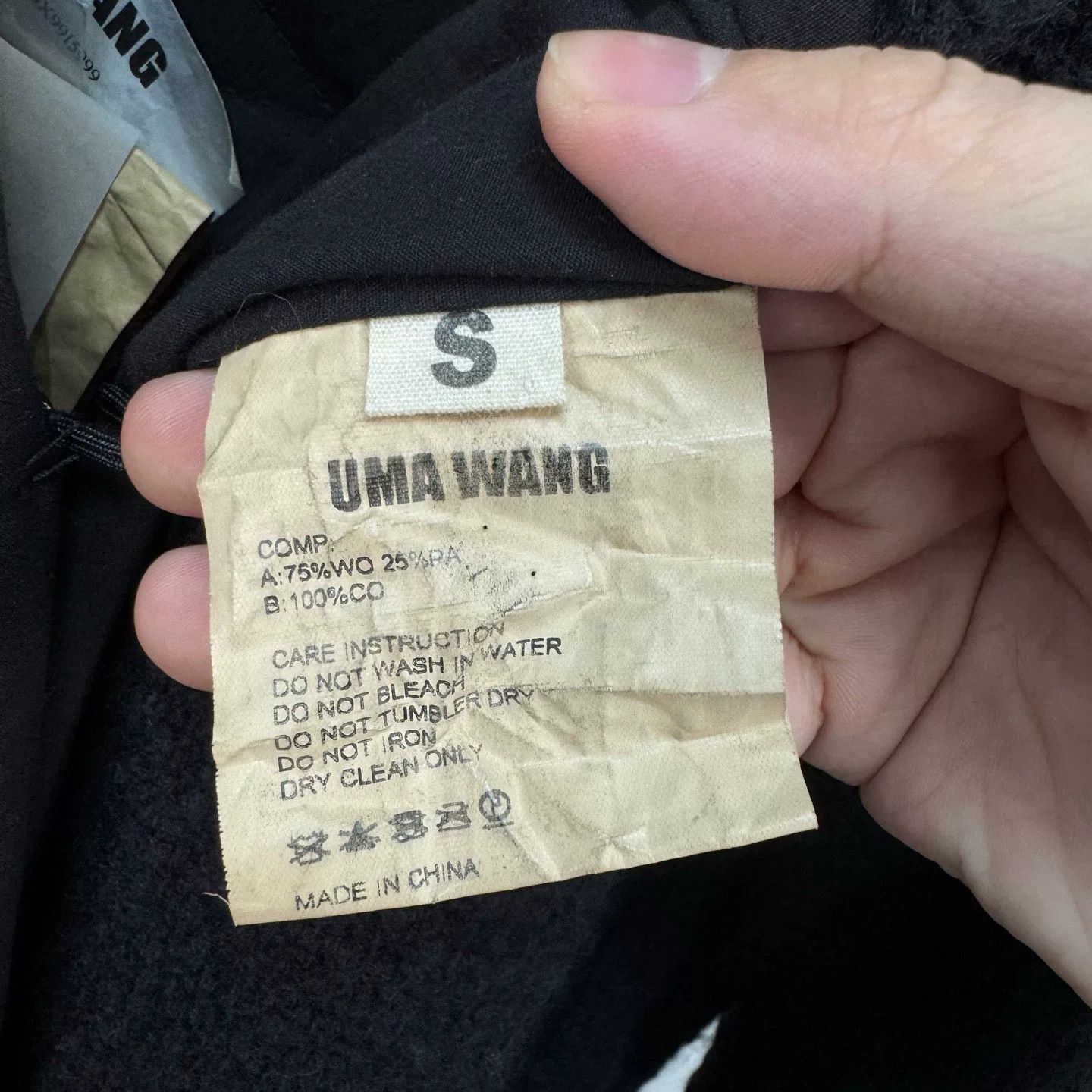 Uma Wang Uma Wang Black Cashmere Trench Coat Size S / US 4 / IT 40 - 6 Thumbnail