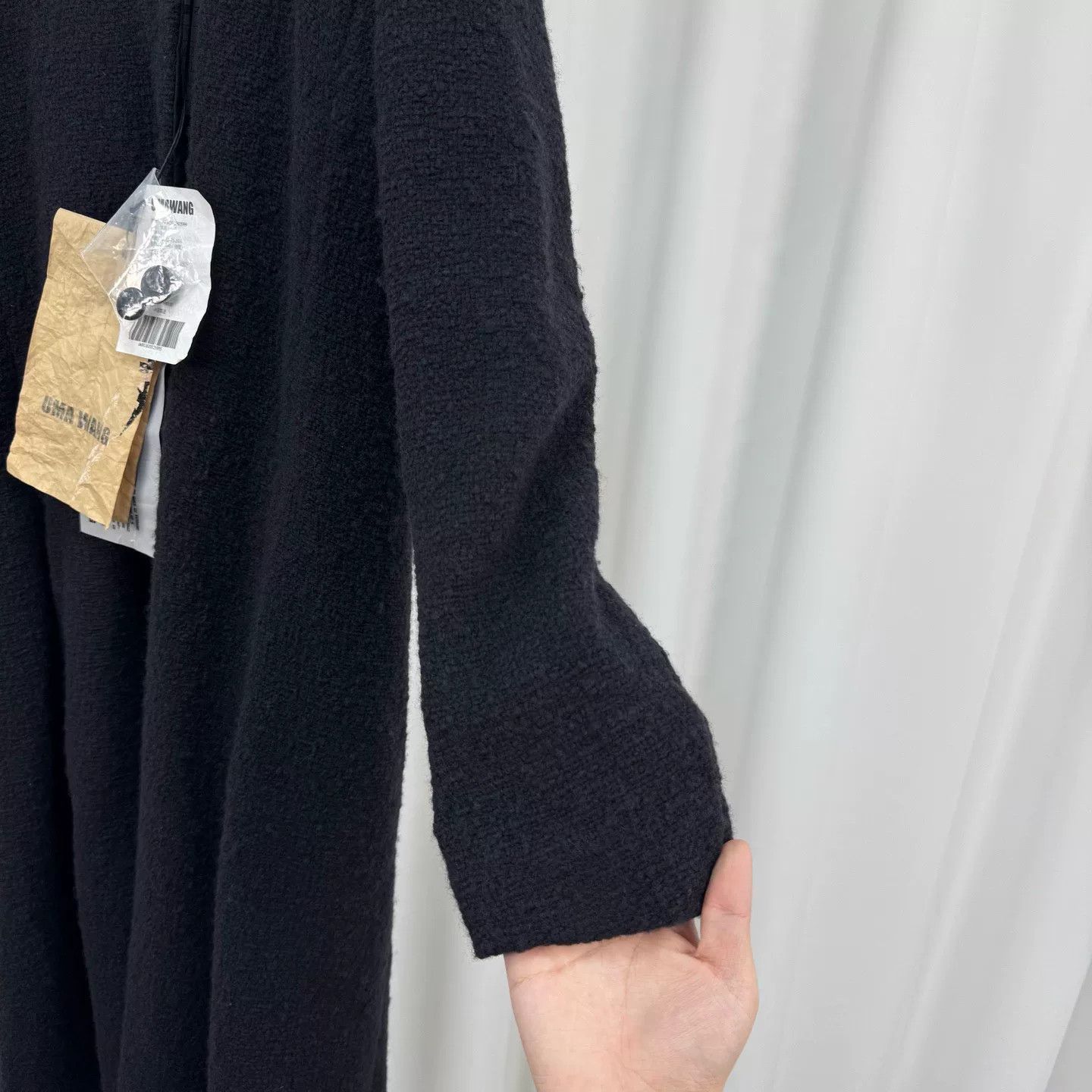 Uma Wang Uma Wang Black Cashmere Trench Coat Size S / US 4 / IT 40 - 4 Thumbnail