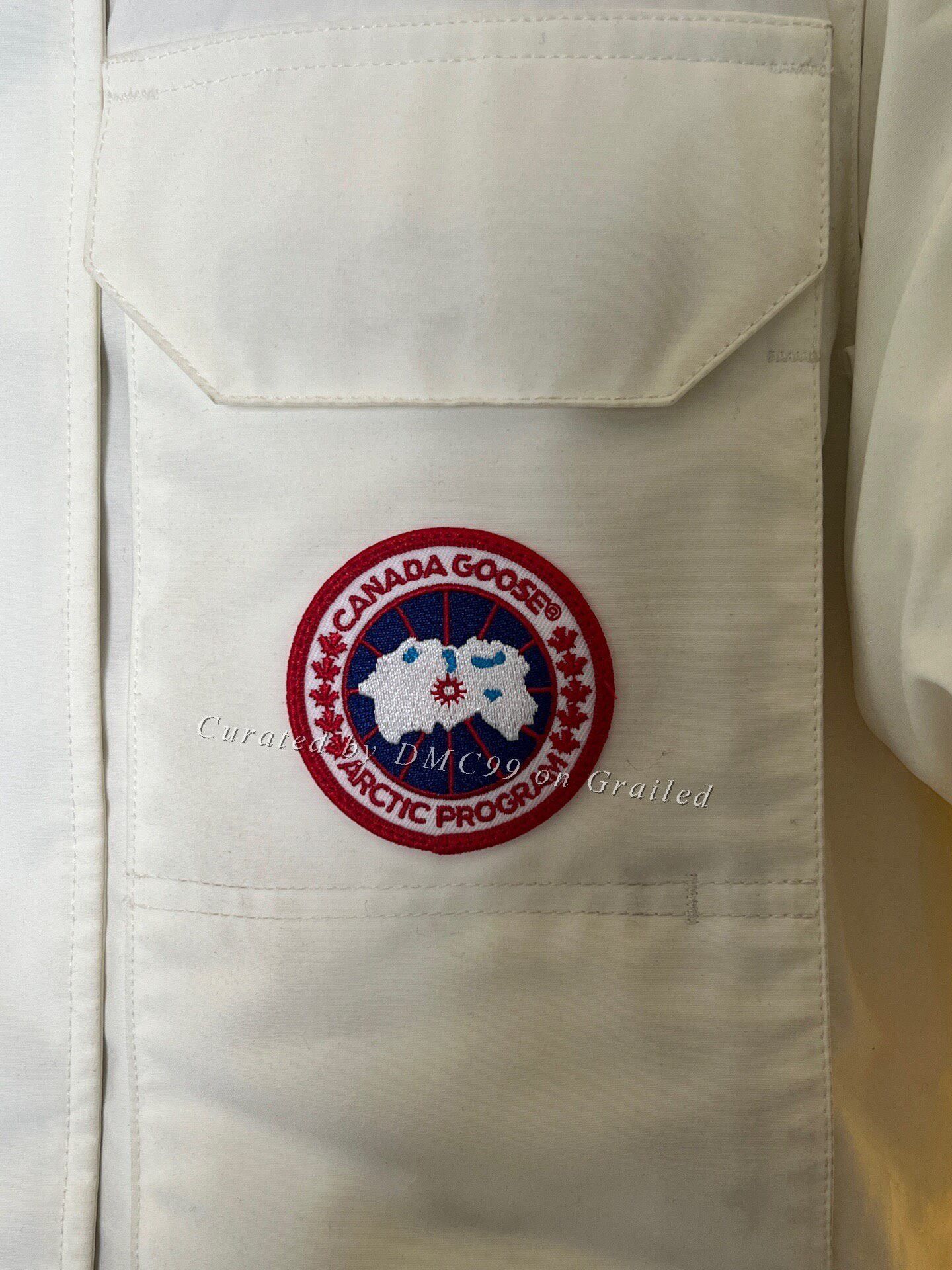 Canada Goose Canada Goose White Expedition Down Jacket Size XS / US 0-2 / IT 36-38 - 3 Thumbnail