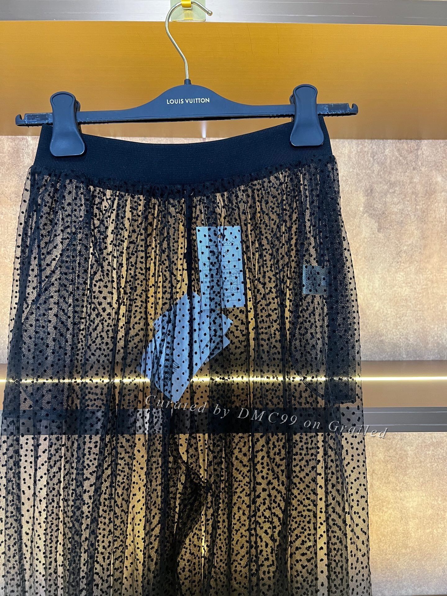 Paco Rabanne Paco Rabanne Transparent Lace Pants Size 22" - 3 Thumbnail