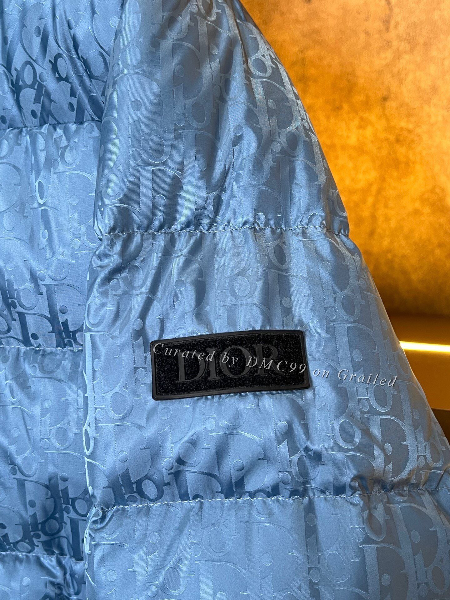 Dior Dior Blue All-Over Print Down Jacket Size US M / EU 48-50 / 2 - 3 Thumbnail