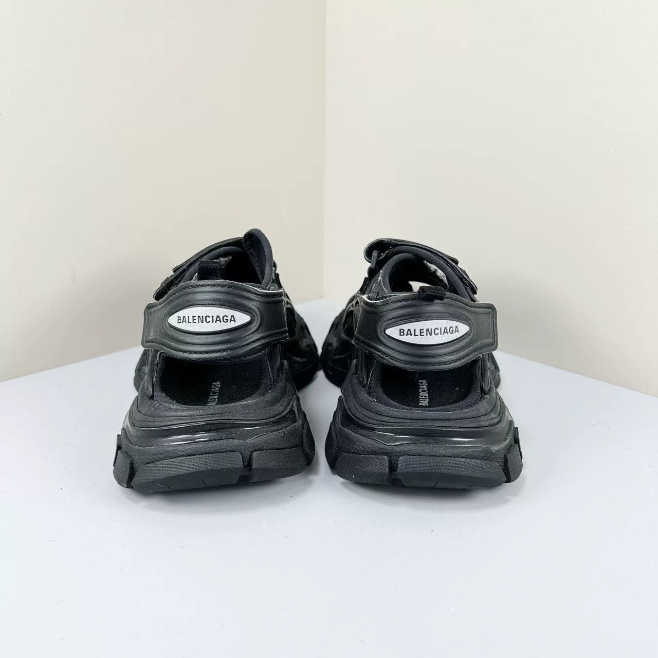 Balenciaga Balenciaga Black Track Sandals Size US 4 / IT 34 - 3 Thumbnail