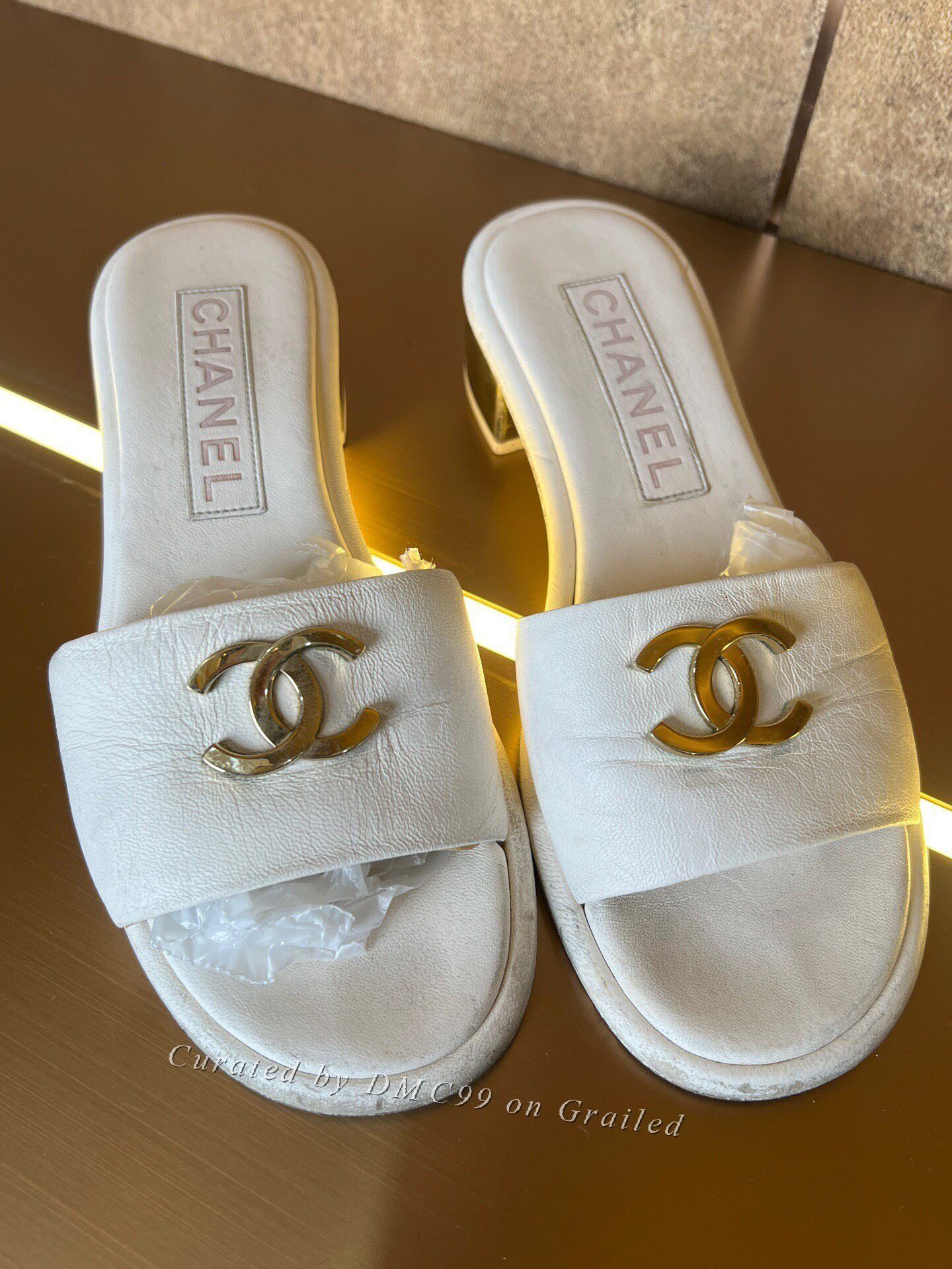Chanel Chanel Double C Logo High-Heel Sandals Size US 6 / IT 36 - 2 Thumbnail