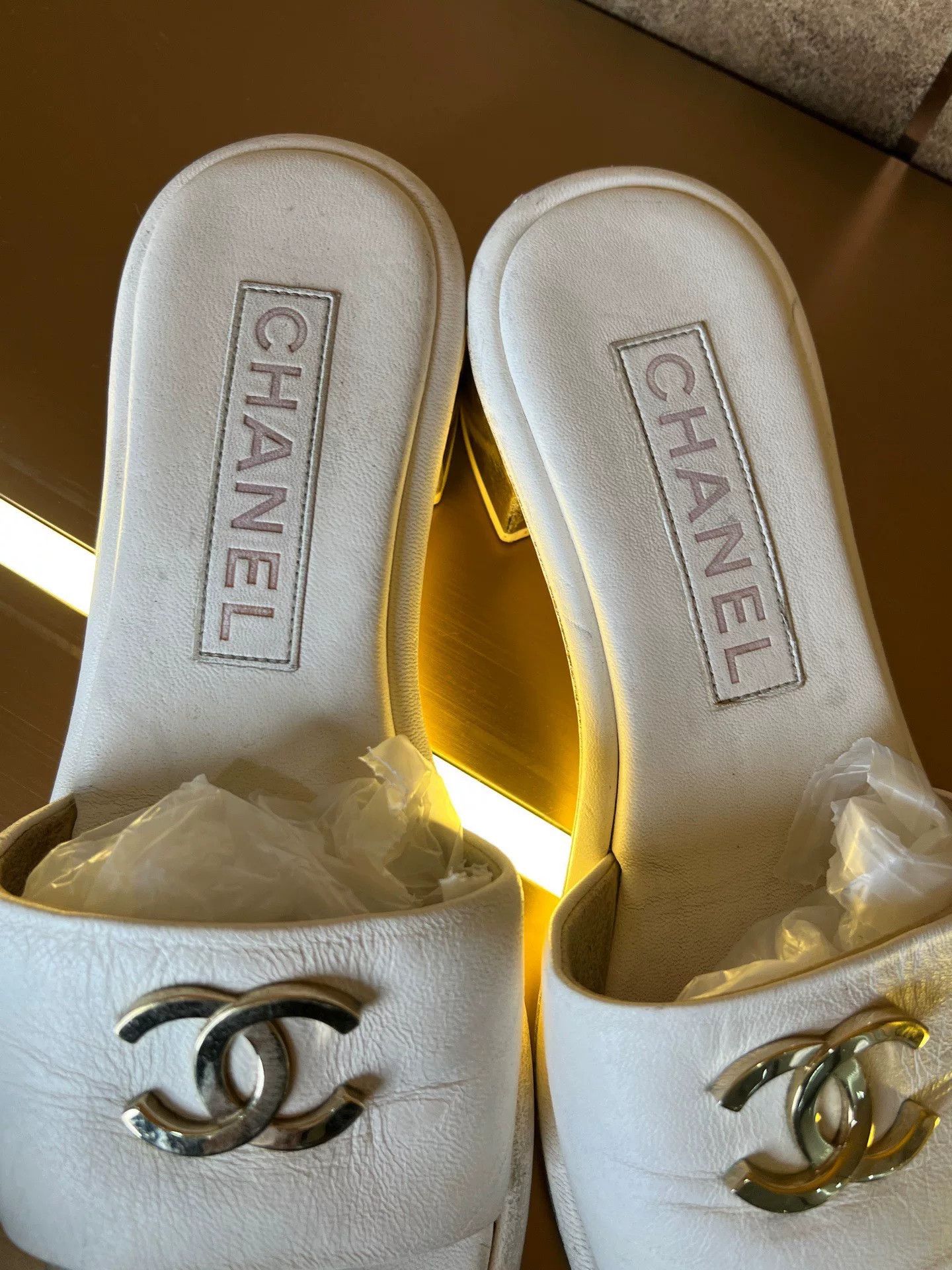 Chanel Chanel Double C Logo High-Heel Sandals Size US 6 / IT 36 - 3 Thumbnail