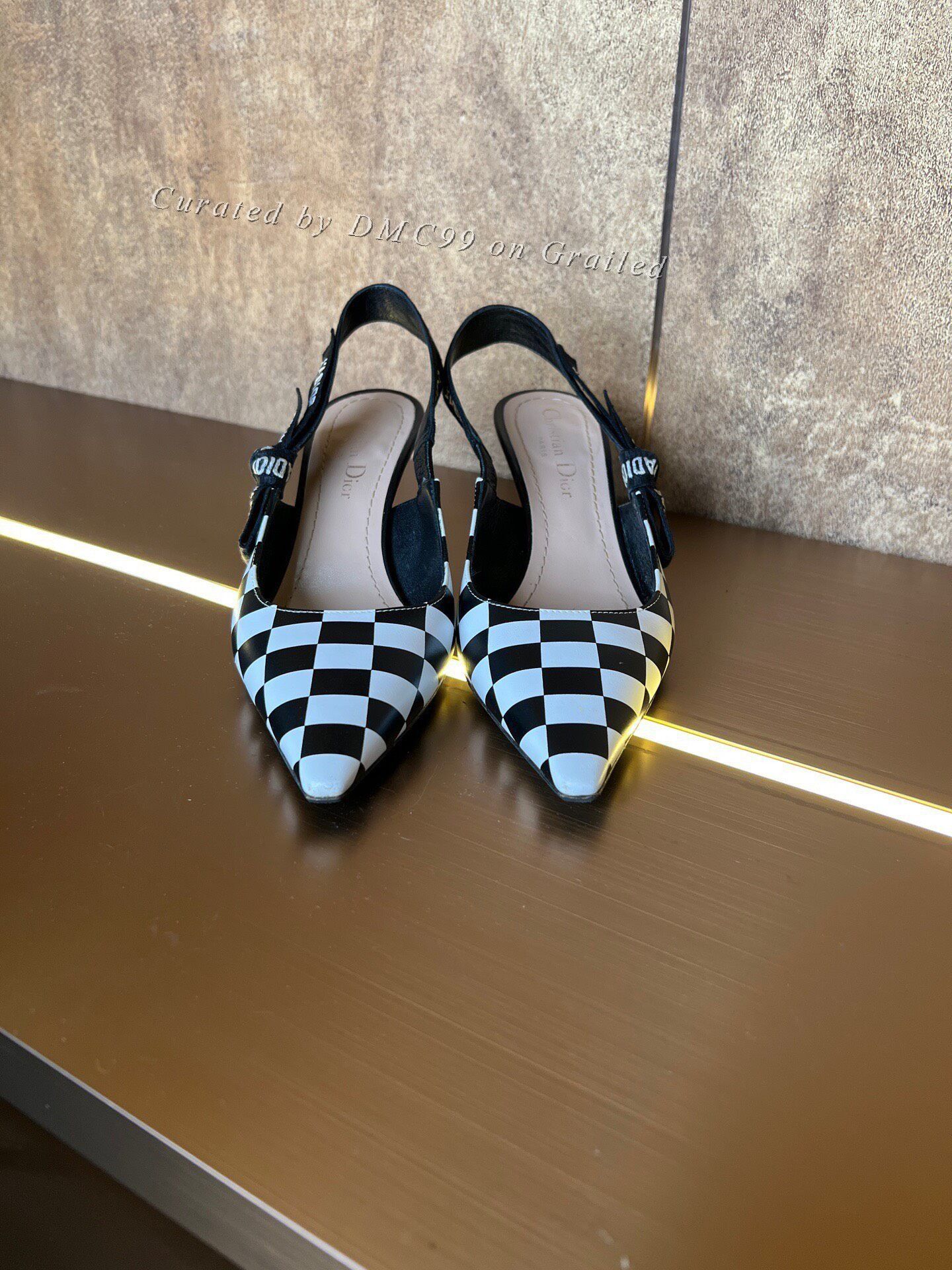 Dior Dior Checkered High Heels Size US 4.5 / IT 34.5 - 4 Thumbnail