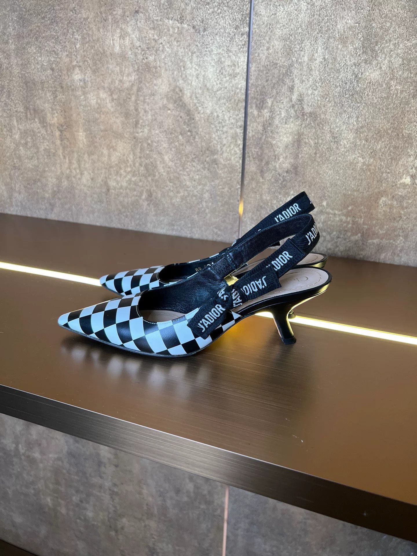 Dior Dior Checkered High Heels Size US 4.5 / IT 34.5 - 7 Thumbnail