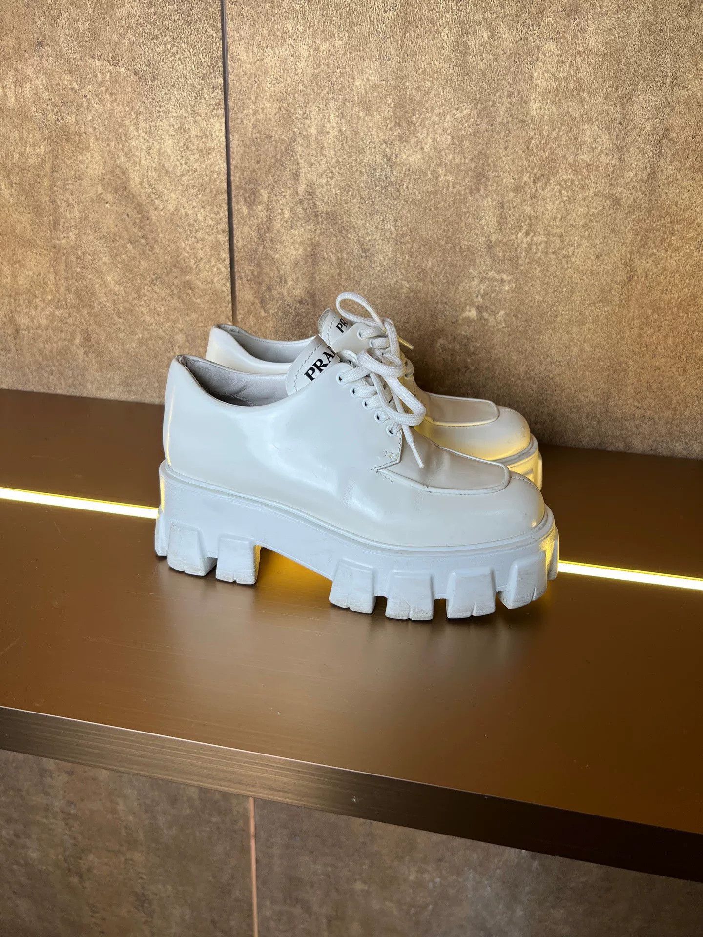 Prada Prada Sawtooth Shoes Size US 5 / IT 35 - 3 Thumbnail