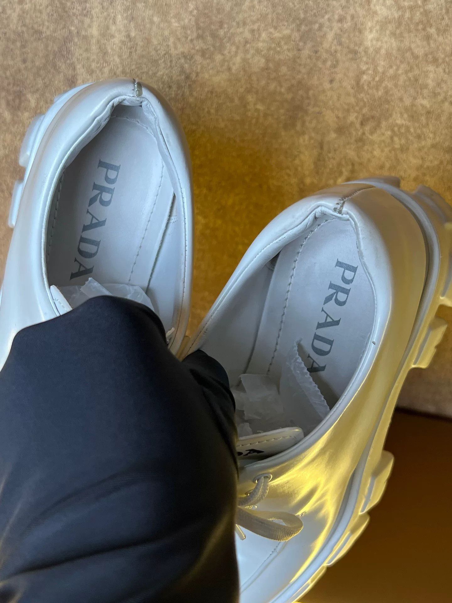 Prada Prada Sawtooth Shoes Size US 5 / IT 35 - 7 Thumbnail