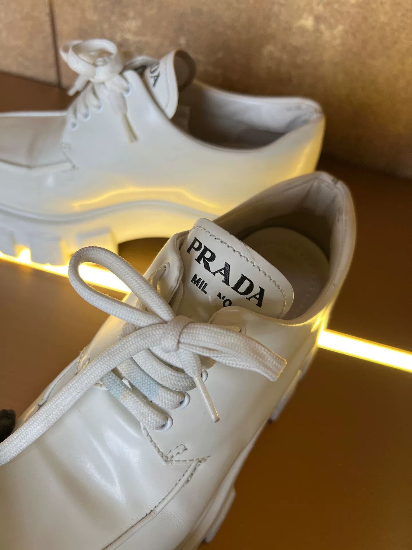 Prada Prada Sawtooth Shoes Size US 5 / IT 35 - 6 Thumbnail