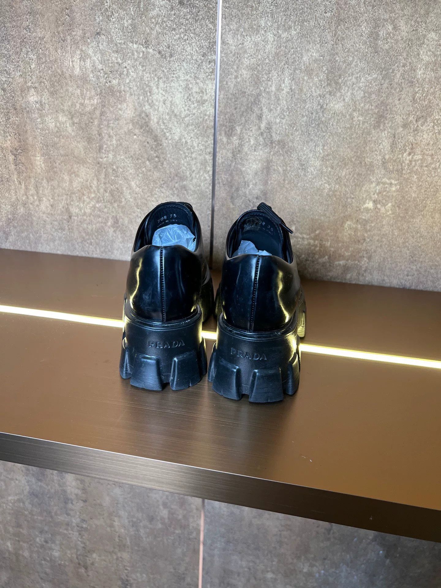 Prada Prada Serrated Shoes Size US 4.5 / IT 34.5 - 5 Thumbnail